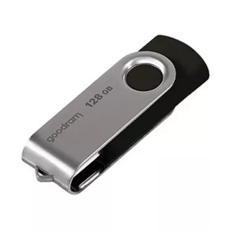Unitate flash USB Goodram, USB 3.0, 128 GB, UTS3, negru, UTS3-1280K0R11, USB A, cu capac rotativ