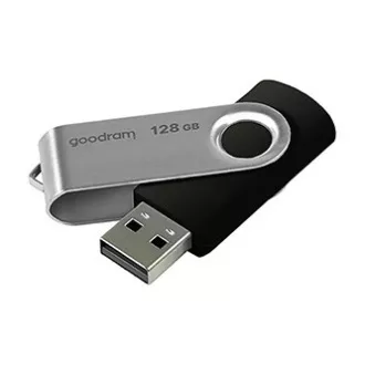 Unitate flash USB Goodram, USB 2.0, 128 GB, UTS2, negru, UTS2-1280K0R11, USB A, cu capac rotativ