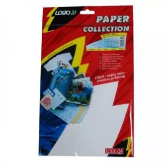 Etichetă CD logo 113/37mm, A4, mat, alb, 3 etichete, 140g/m2, ambalat 25 buc, pentru imprimante cu jet de cerneală și laser