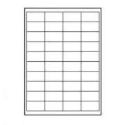 Etichete cu logo 48,5 mm x 25,4 mm, A4, mat, alb, 44 etichete, 140 g/m2, pachet de 10, pentru imprimante cu jet de cerneală și laser