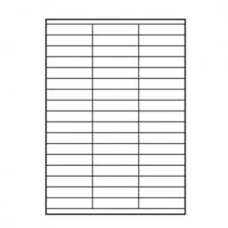 Etichete cu logo 70 mm x 16,9 mm, A4, mat, alb, 51 etichete, 140 g/m2, pachet de 10, pentru imprimante cu jet de cerneală și laser
