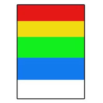 Etichete cu logo 210mm x 297mm, A4, mate, mix de culori, 1 etichetă, 180g/m2, ambalat 10 buc, pentru imprimante cu jet de cerneală și laser