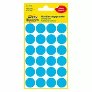 Etichete Avery Zweckform 18 mm, albastre, 24 etichete, marcaj, pachet de 4, 3005, pentru descriere manuală