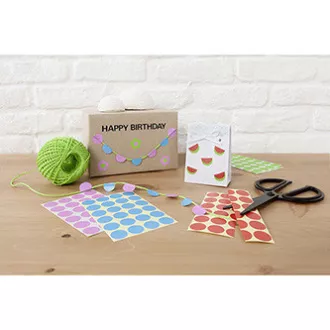 Etichete Avery Zweckform 18mm, albe, 24 etichete, marcare, ambalate în 4 bucăți, 3170, pentru etichetare manuală