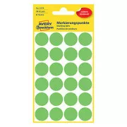 Etichete Avery Zweckform 18mm, verde neon, 24 etichete, marcare, pachet de 4, 3174, pentru descriere manuală