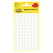 Etichete Avery Zweckform 8mm, albe, 104 etichete, marcare, pachet de 4, 3175, pentru descriere manuală