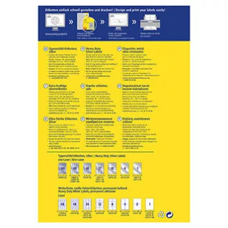 Etichete Avery Zweckform 45,7 mm x 21,2 mm, A4, argintiu, 48 etichete, foarte rezistente, pachet de 20, L6009-20, pentru imprimanta laser Etichete Avery Zweckform 45,7 mm x 21,2 mm, A4, argintiu, 48 etichete, foarte rezistente, pachet de 20, L6009-20, pentru imprimanta laser