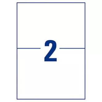 Etichete Avery Zweckform 210mm x 148mm, A4, mate, albe, 2 etichete, foarte rezistente, pachet de 20, L4717-20, pentru imprimante laser Etichete Avery Zweckform 210mm x 148mm, A4, mate, albe, 2 etichete, foarte rezistente, pachet de 20, L4717-20, pentru imprimante laser