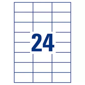 Etichete Avery Zweckform 70mm x 37mm, A4, mate, albe, 24 etichete, foarte rezistente, pachet de 20, L4718-20, pentru imprimante laser Etichete Avery Zweckform 70mm x 37mm, A4, mate, albe, 24 etichete, foarte rezistente, pachet de 20, L4718-20, pentru imprimante laser