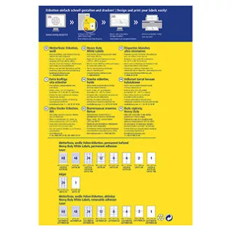 Etichete Avery Zweckform 99.1mm x 139mm, A4, mate, albe, 4 etichete, foarte rezistente, pachet de 20, L4774-20, pentru imprimanta laser Etichete Avery Zweckform 99.1mm x 139mm, A4, mate, albe, 4 etichete, foarte rezistente, pachet de 20, L4774-20, pentru imprimanta laser
