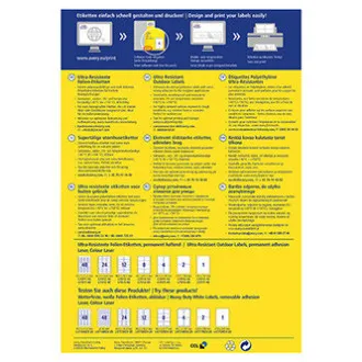 Etichete Avery Zweckform 99,1 mm x 42,3 mm, A4, albe, 12 etichete, foarte durabile, pachet de 40, L7913-40, pentru imprimante laser și Etichete Avery Zweckform 99,1 mm x 42,3 mm, A4, albe, 12 etichete, foarte durabile, pachet de 40, L7913-40, pentru imprimante laser și