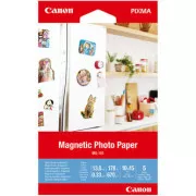 Hârtie foto magnetică Canon, MG-101, hârtie foto, lucioasă, 3634C002, albă, Canon PIXMA, 10x15cm, 4x6", 670 g/m2, 5 bucăți, nespecificat