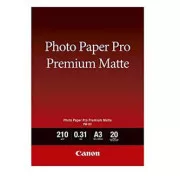 Hârtie foto Canon premium mată, PM-101, hârtie foto, mată, 8657B006, albă, A3, 210 g/m2, 20 buc, jet de cerneală