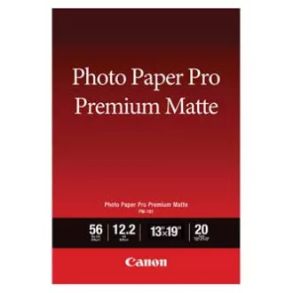 Hârtie foto Canon premium mată, PM-101, hârtie foto, mată, 8657B007, albă, A3+, 13x19", 210 g/m2, 20 buc, jet de cerneală