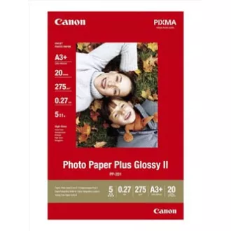 Canon Photo Paper Plus Glossy, PP-201 A3+, hârtie fotografică, lucioasă, 2311B021, albă, A3+, 13x19", 275 g/m2, 20 buc, jet de cerneală Canon Photo Paper Plus Glossy, PP-201 A3+, hârtie fotografică, lucioasă, 2311B021, albă, A3+, 13x19", 275 g/m2, 20 buc, jet de cerneală