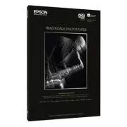 Hârtie foto Epson Traditional Photo Paper, C13S045051, hârtie foto, satinată, albă, A3+, 330 g/m2, 25 bucăți, jet de cerneală