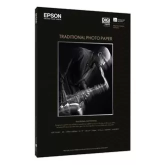 Hârtie foto Epson Traditional Photo Paper, C13S045051, hârtie foto, satinată, albă, A3+, 330 g/m2, 25 bucăți, jet de cerneală Hârtie foto Epson Traditional Photo Paper, C13S045051, hârtie foto, satinată, albă, A3+, 330 g/m2, 25 bucăți, jet de cerneală