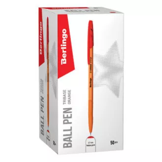 Berlingo, pix, roșu, 50 buc, 0,7 mm, Tribase Orange
