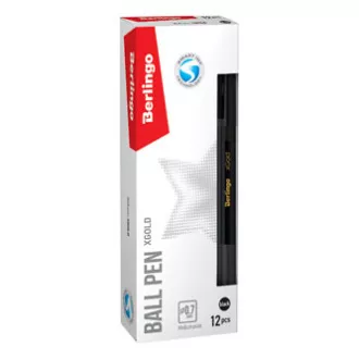 Berlingo, pix, negru, 12 buc, 0,7 mm, XGOLD Berlingo, pix, negru, 12 buc, 0,7 mm, XGOLD