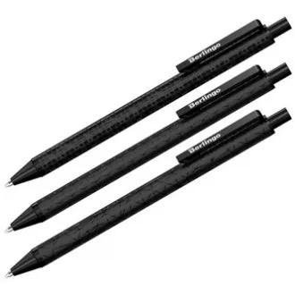 Berlingo, pix cu bilă, retractabil, albastru, 24 buc, 0,7 mm, DoubleBlack