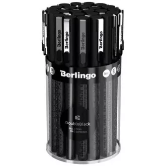 Berlingo, pix cu bilă, albastru, 24 buc, 0.7mm, negru dublu Berlingo, pix cu bilă, albastru, 24 buc, 0.7mm, negru dublu