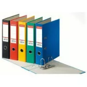 Fișier cu pârghie, A4, 75mm, albastru, Esselte, capac resigilabil, preț pentru 1 buc, 5 buc