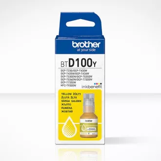 Brother BTD-100 (BTD100Y) - Cartuș, yellow (galben)