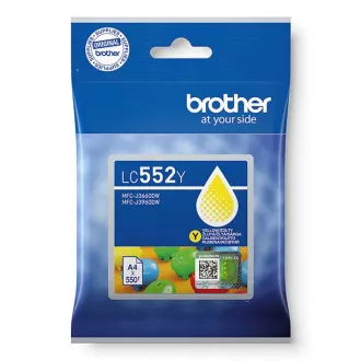 Brother LC-552 (LC552Y) - Cartuș, yellow (galben)