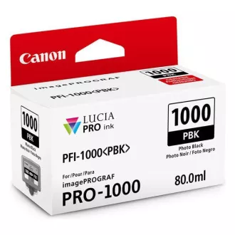 Canon PFI-1000 (0546C001) - Cartuș, photoblack (foto negru) Canon PFI-1000 (0546C001) - Cartuș, photoblack (foto negru)