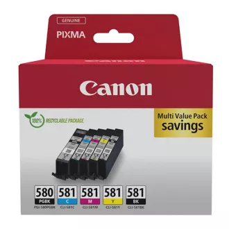 Canon PGI-580 (2078C008) - Cartuș, black + color (negru + color)