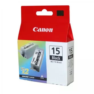 Canon BCI-15 (8190A002) - Cartuș, black (negru) 2 bucati Canon BCI-15 (8190A002) - Cartuș, black (negru) 2 bucati