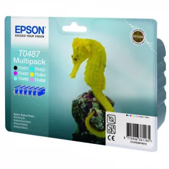 Epson T0487 (C13T04874010) - Cartuș, black + color (negru + color) multipack