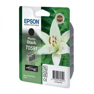 Epson T0591 (C13T05914010) - Cartuș, photoblack (foto negru) Epson T0591 (C13T05914010) - Cartuș, photoblack (foto negru)
