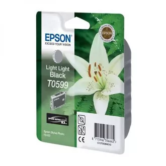 Epson T0599 (C13T05994010) - Cartuș, light light black (negru deschis deschis) Epson T0599 (C13T05994010) - Cartuș, light light black (negru deschis deschis)