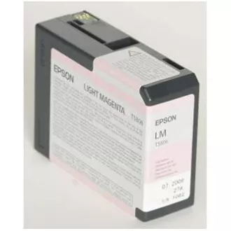 Epson T5806 (C13T580600) - Cartuș, light magenta (magenta deschis) Epson T5806 (C13T580600) - Cartuș, light magenta (magenta deschis)