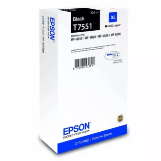 Epson T7551 (C13T755140) - Cartuș, black (negru)
