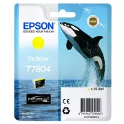 Epson T7604 (C13T76044010) - Cartuș, yellow (galben)