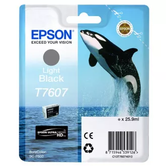Epson T7607 (C13T76074010) - Cartuș, light black (negru deschis)