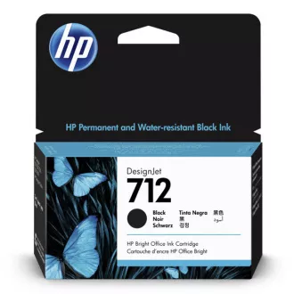HP 712 (3ED70A) - Cartuș, black (negru)