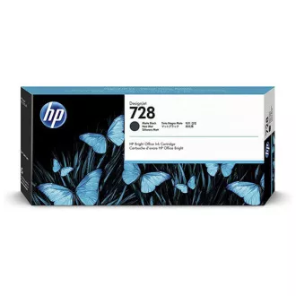 HP 728 (3WX25A) - Cartuș, matt black (negru mat)