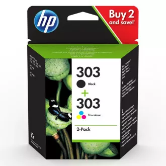 HP 303 (3YM92AE) - Cartuș, black + color (negru + color)