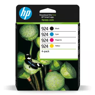 HP 924 (6C3Z1NE) - Cartuș, black + color (negru + color)