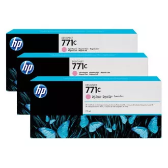 HP 771C (B6Y35A) - Cartuș, light magenta (magenta deschis) 3 bucati HP 771C (B6Y35A) - Cartuș, light magenta (magenta deschis) 3 bucati