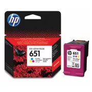 HP 651 (C2P11AE#BHK) - Cartuș, color