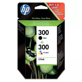 HP 300 (CN637EE) - Cartuș, black + color (negru + color) HP 300 (CN637EE) - Cartuș, black + color (negru + color)