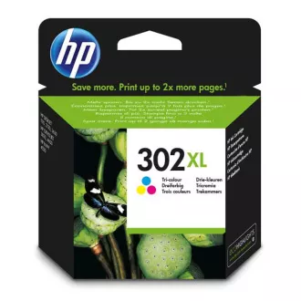 HP 302-XL (F6U67AE) - Cartuș, color