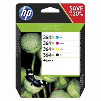 HP 364-XL (N9J74AE) - Cartuș, black + color (negru + color)
