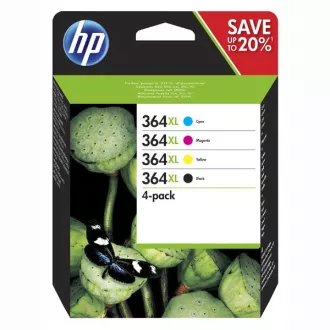 HP 364-XL (N9J74AE#301) - Cartuș, black + color (negru + color)