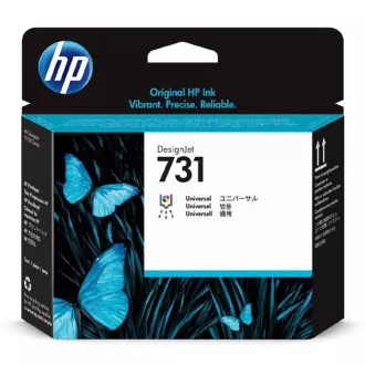 HP 731 (P2V27A) - cap de imprimare, black (negru)