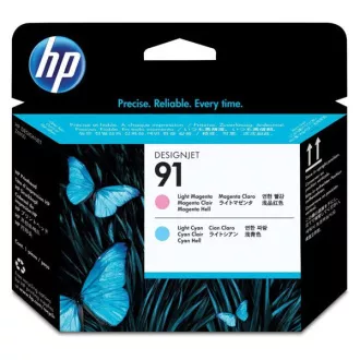 HP 91 (P2V37A) - cap de imprimare, light cyan (albastru deschis)